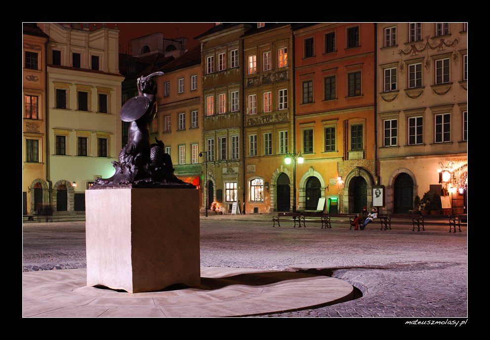 Rynek noc, Warszawa noc, Polska | Warsaw by night, Poland