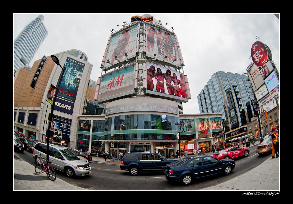 Eaton Centre, Dundas Square, Toronto, Ontario, Canada