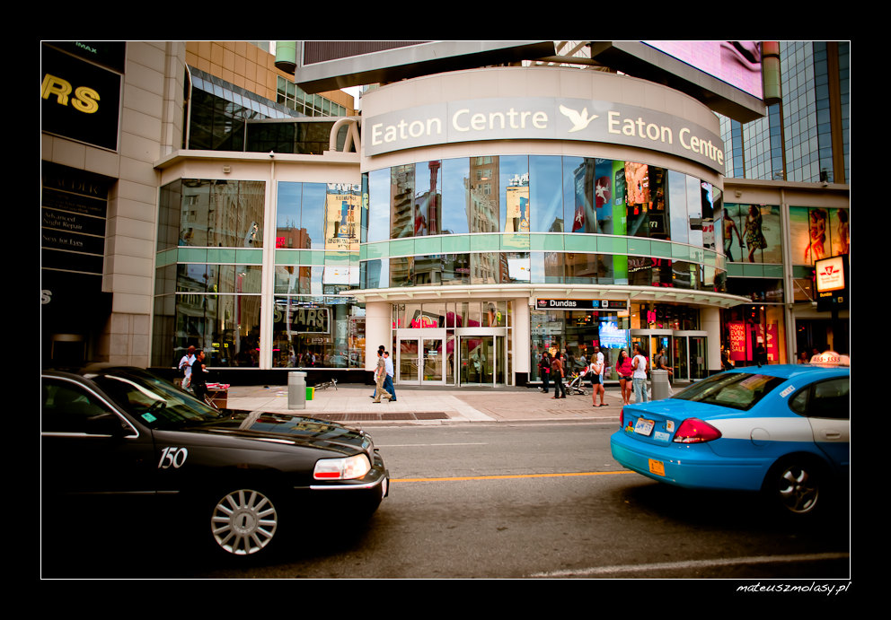 Eaton Centre, Dundas Square, Toronto, Ontario, Canada
