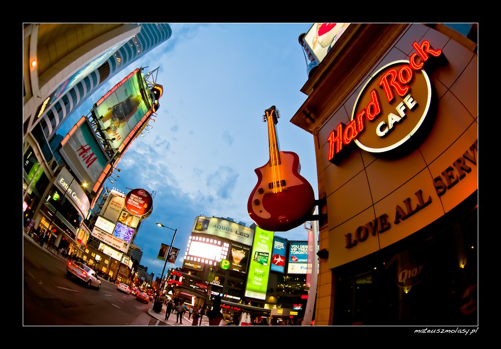 Hard Rock Cafe, Dundas Square, Toronto, Ontario, Canada