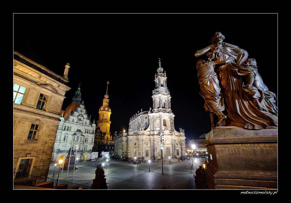 Dresden by Night, Germany, Deutschland