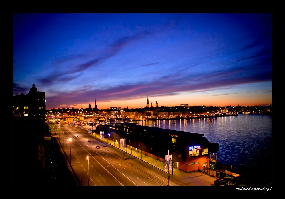 Stadsgardsleden | Sztokholm noc, Szwecja | Stockholm by night, Sweden