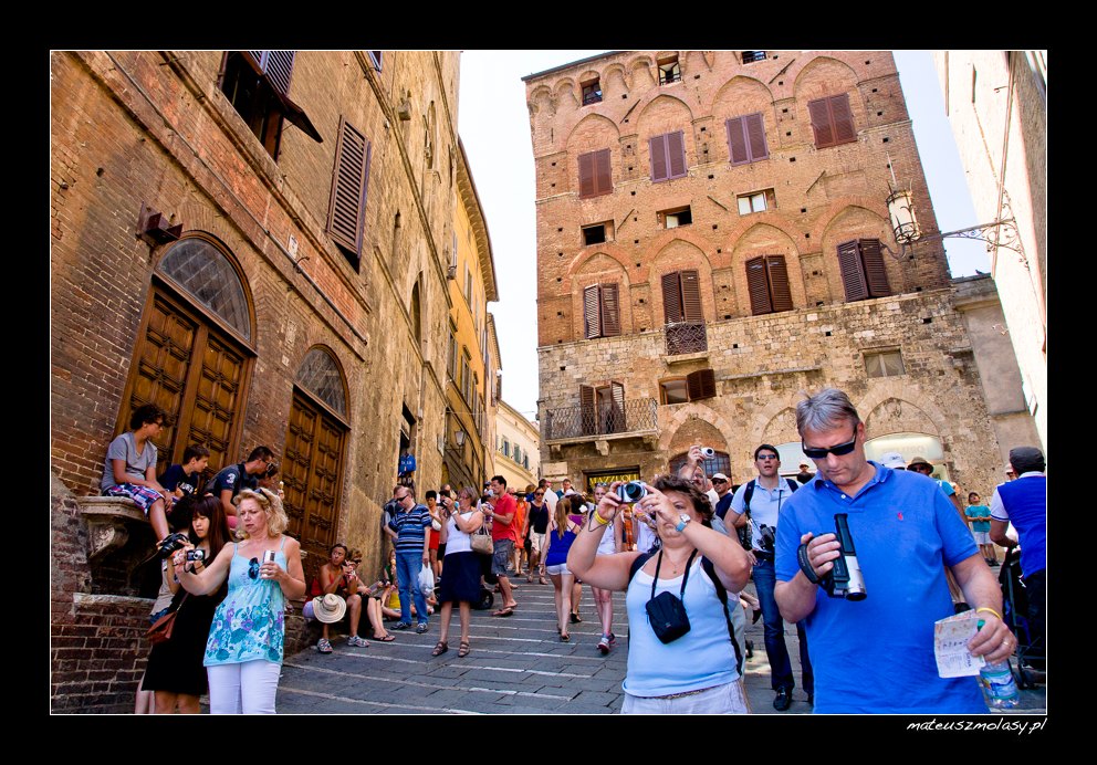 Wycieczka, Siena, Toskania, W�ochy