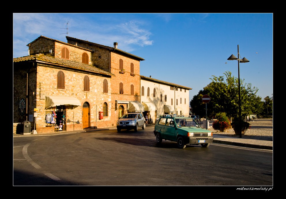 Old Fiat, San Gimignano, Tuscany, Italy